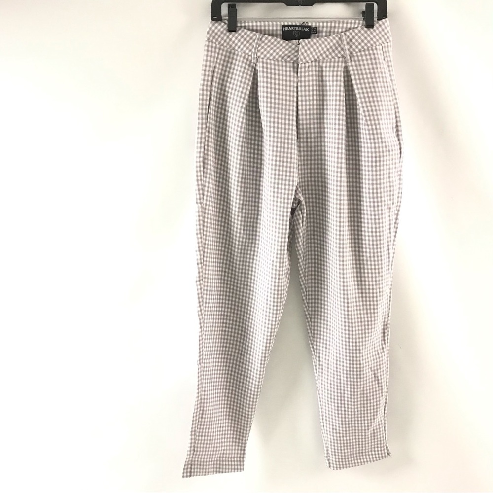 Heartbreak Women’s Pants Size M Plaid Checkered